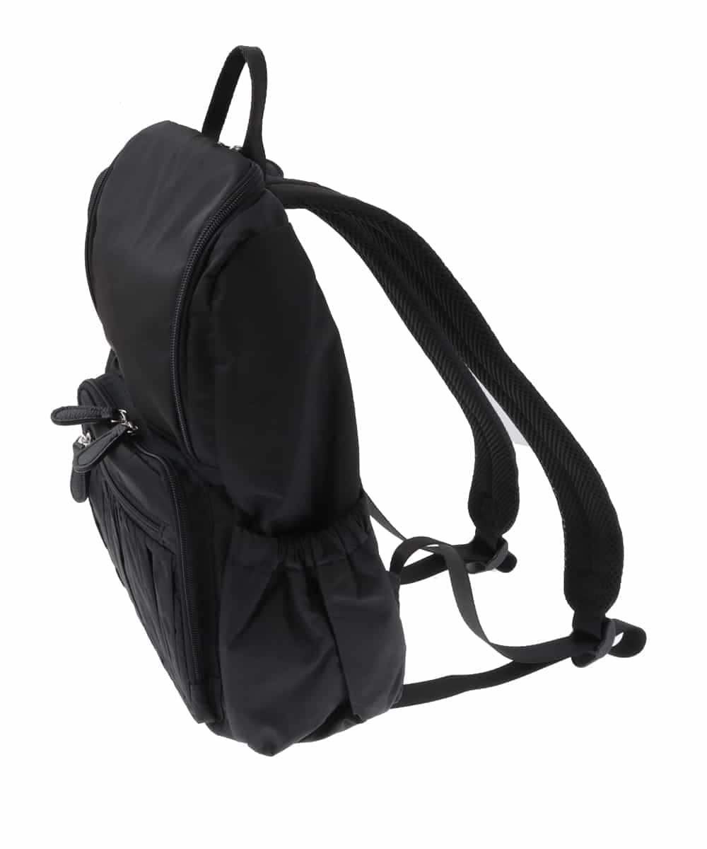 BKRAS42125 MK MICHEL KLEIN BAG(MK ミッシェルクラン バッグ) ギャザーアクセントバックパック S ブラック