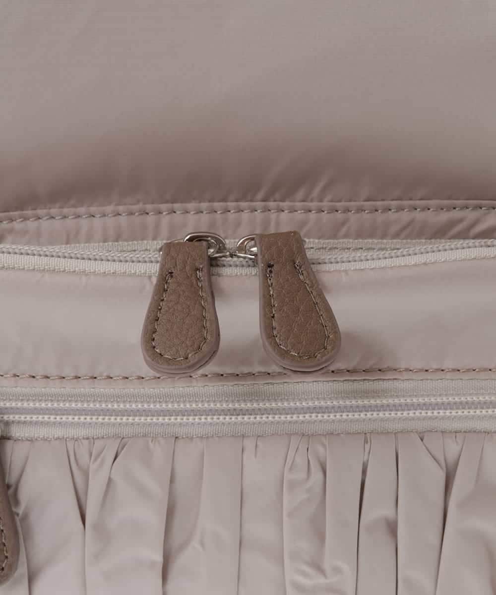 BKRAS42125 MK MICHEL KLEIN BAG(MK ミッシェルクラン バッグ) ギャザーアクセントバックパック S ブラック
