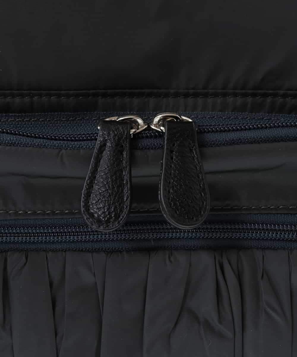 BKRAS42125 MK MICHEL KLEIN BAG(MK ミッシェルクラン バッグ) ギャザーアクセントバックパック S ブラック