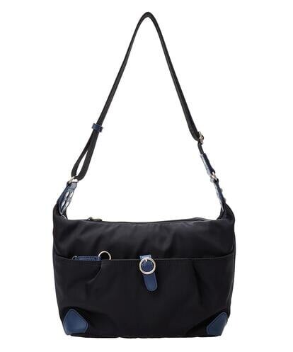 BKRAV81130 MK MICHEL KLEIN BAG [撥水・軽量]ベルトアクセントデザインショルダーバッグ