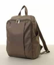 BKRGA02160 MK MICHEL KLEIN BAG(MK ミッシェルクラン バッグ) [撥水加工]フロントタックコンパクトリュック ベージュ