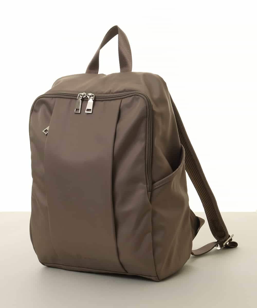 BKRGA02160 MK MICHEL KLEIN BAG(MK ミッシェルクラン バッグ) [撥水加工]フロントタックコンパクトリュック ベージュ