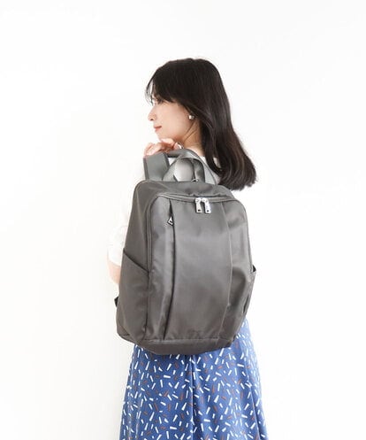 BKRGA03170 MK MICHEL KLEIN BAG [撥水加工]フロントタックデザインリュック