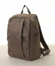 BKRGA03170 MK MICHEL KLEIN BAG(MK ミッシェルクラン バッグ) [撥水加工]フロントタックデザインリュック ベージュ