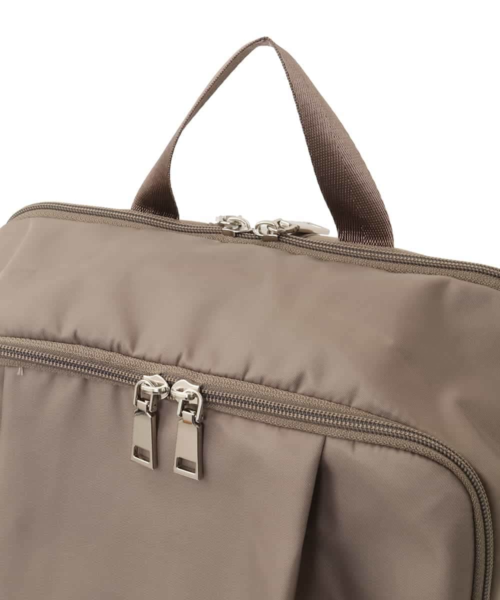 BKRGA03170 MK MICHEL KLEIN BAG(MK ミッシェルクラン バッグ) [撥水加工]フロントタックデザインリュック ベージュ