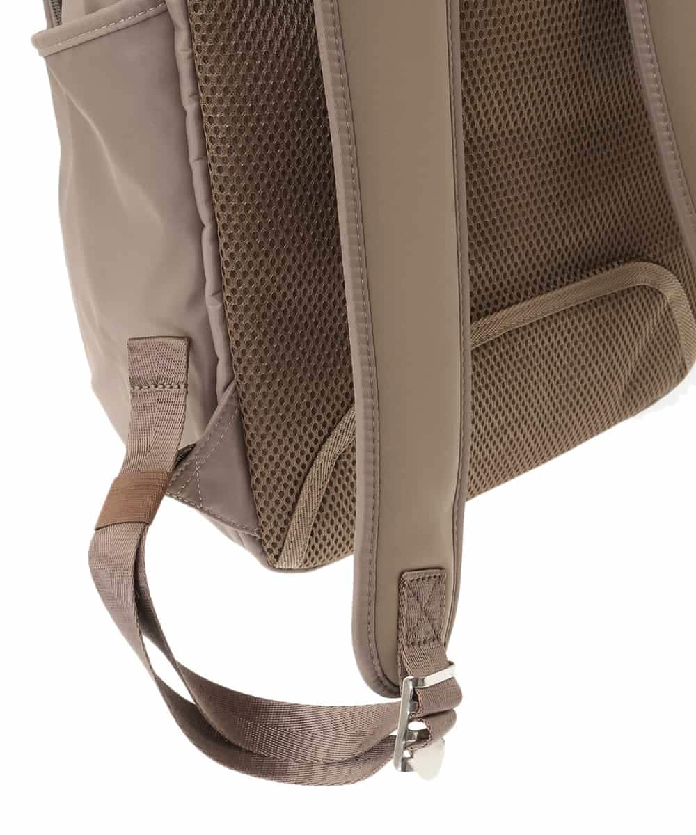 BKRGA03170 MK MICHEL KLEIN BAG(MK ミッシェルクラン バッグ) [撥水加工]フロントタックデザインリュック ベージュ