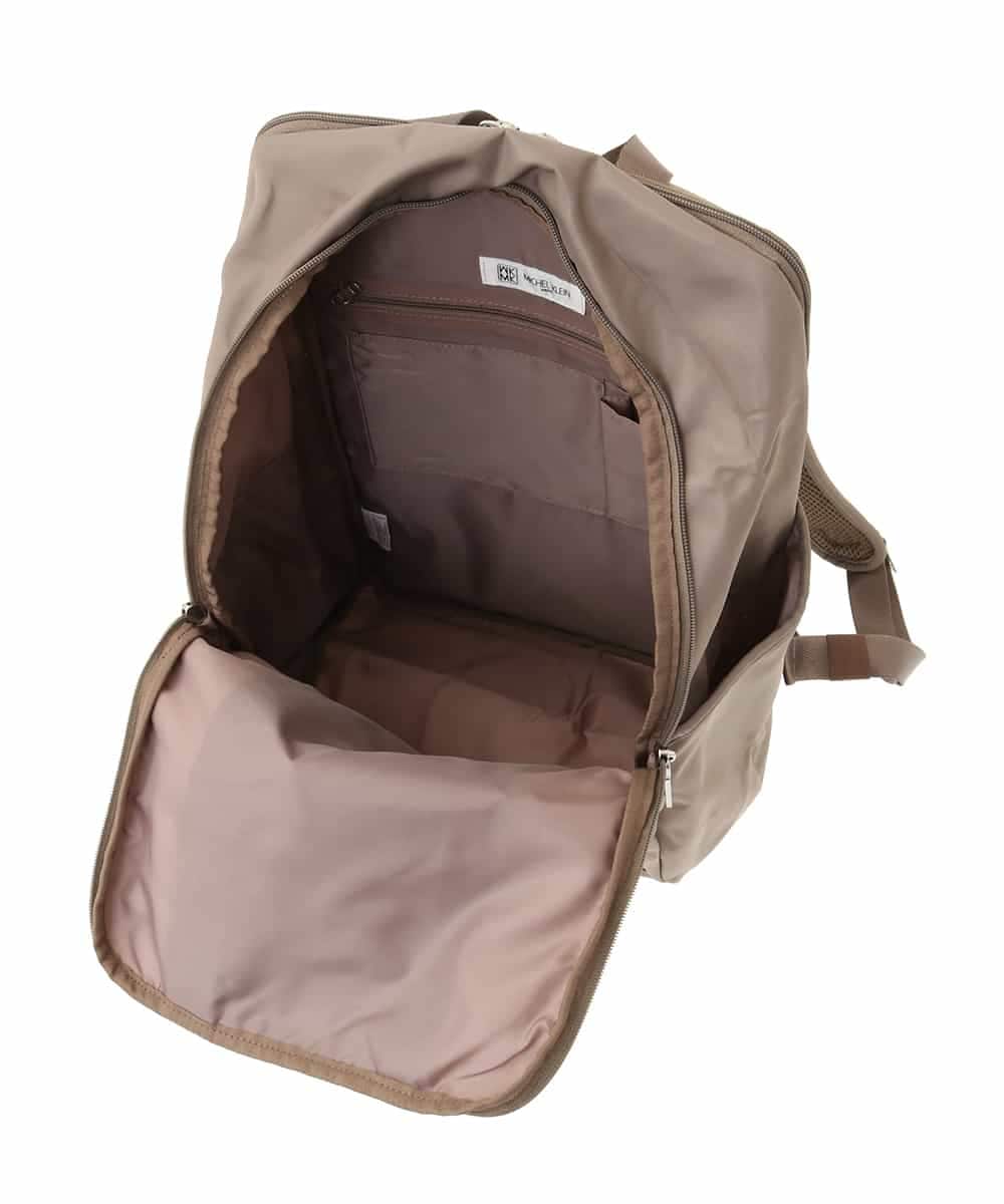 BKRGA03170 MK MICHEL KLEIN BAG(MK ミッシェルクラン バッグ) [撥水加工]フロントタックデザインリュック ベージュ