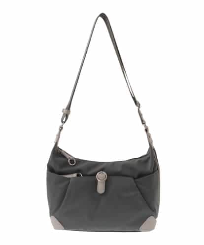 BKRGA81140 MK MICHEL KLEIN BAG [撥水/500g以下の軽量]レザーポイントナイロンショルダーバッグ