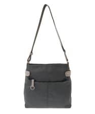 BKRGA90150 MK MICHEL KLEIN BAG(MK ミッシェルクラン バッグ) [撥水/500g以下の軽量]アクセントレザースクエアショルダーバッグ ブラウン×ピンク