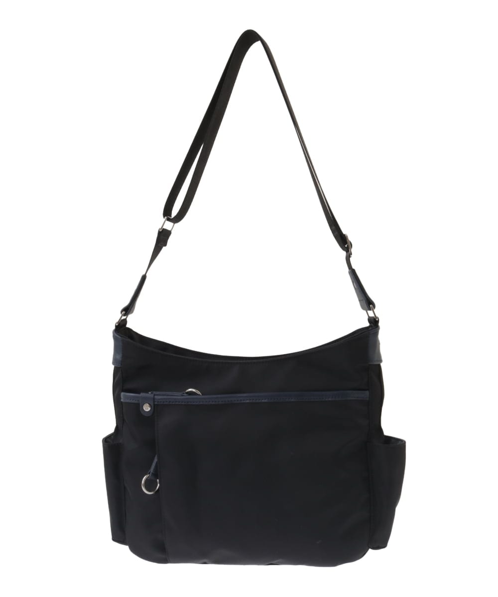 BKRGA94160 MK MICHEL KLEIN BAG(MK ミッシェルクラン バッグ) [撥水/500g以下の軽量]アクセントレザーショルダーバッグ グレージュ×ベージュ