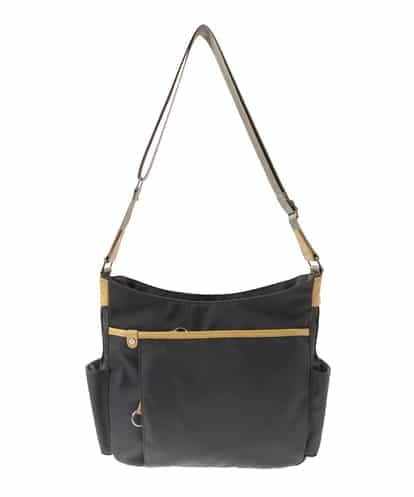 BKRGA94160 MK MICHEL KLEIN BAG [撥水/500g以下の軽量]アクセントレザーショルダーバッグ