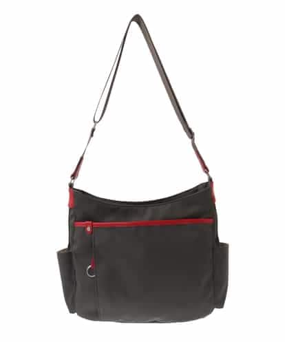 BKRGA94160 MK MICHEL KLEIN BAG [撥水/500g以下の軽量]アクセントレザーショルダーバッグ
