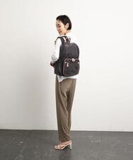 BKRGA96170 MK MICHEL KLEIN BAG(MK ミッシェルクラン バッグ) [撥水加工/A4収納]スクエアデザインバックパック ブラック