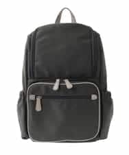 BKRGA96170 MK MICHEL KLEIN BAG(MK ミッシェルクラン バッグ) [撥水加工/A4収納]スクエアデザインバックパック グレージュ×ベージュ