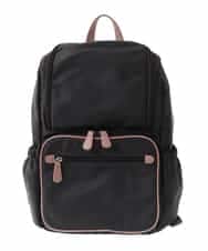 BKRGA96170 MK MICHEL KLEIN BAG(MK ミッシェルクラン バッグ) [撥水加工/A4収納]スクエアデザインバックパック ブラック