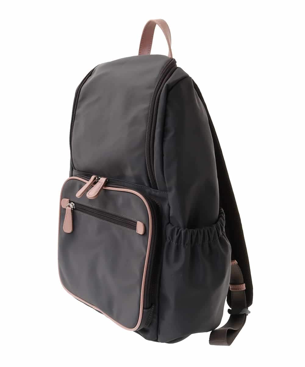 BKRGA96170 MK MICHEL KLEIN BAG(MK ミッシェルクラン バッグ) [撥水加工/A4収納]スクエアデザインバックパック ブラック