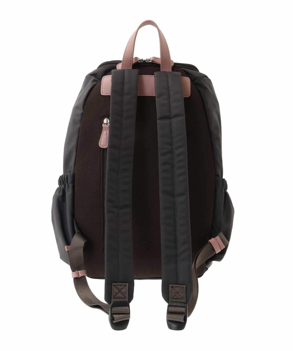 BKRGA96170 MK MICHEL KLEIN BAG(MK ミッシェルクラン バッグ) [撥水加工/A4収納]スクエアデザインバックパック ブラック