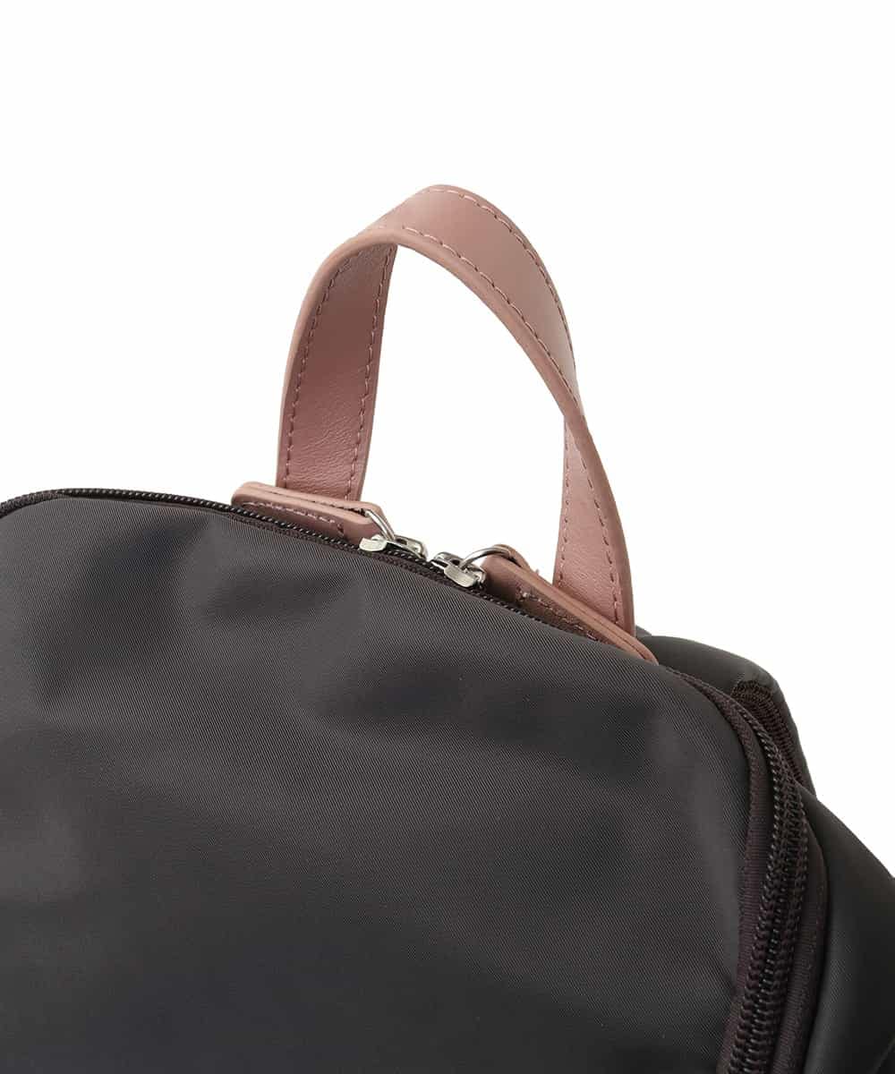 BKRGA96170 MK MICHEL KLEIN BAG(MK ミッシェルクラン バッグ) [撥水加工/A4収納]スクエアデザインバックパック ブラック