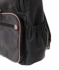 BKRGA96170 MK MICHEL KLEIN BAG(MK ミッシェルクラン バッグ) [撥水加工/A4収納]スクエアデザインバックパック ブラック