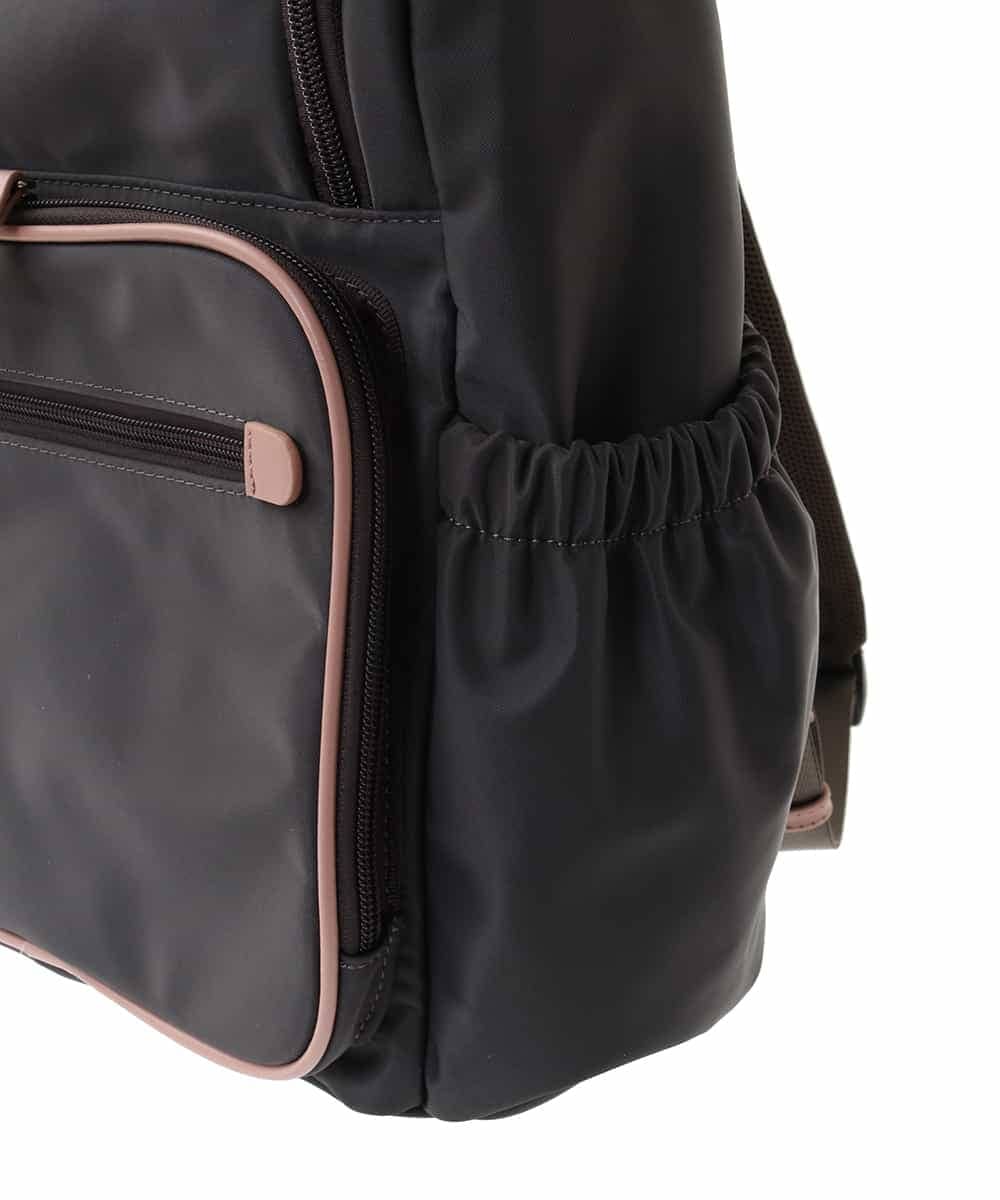BKRGA96170 MK MICHEL KLEIN BAG(MK ミッシェルクラン バッグ) [撥水加工/A4収納]スクエアデザインバックパック ブラック
