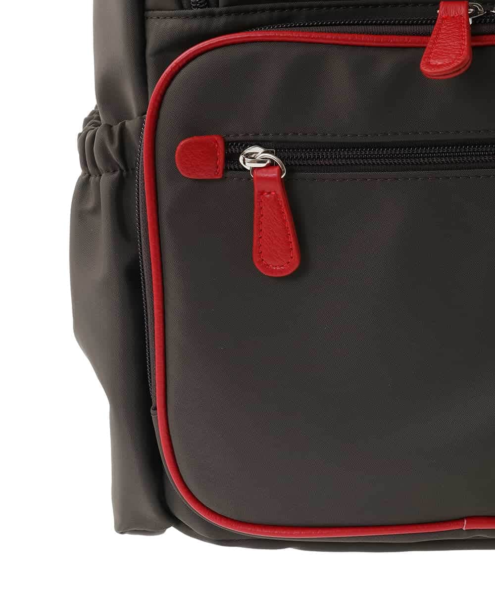BKRGA96170 MK MICHEL KLEIN BAG(MK ミッシェルクラン バッグ) [撥水加工/A4収納]スクエアデザインバックパック ブラック