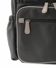 BKRGA96170 MK MICHEL KLEIN BAG(MK ミッシェルクラン バッグ) [撥水加工/A4収納]スクエアデザインバックパック ブラック