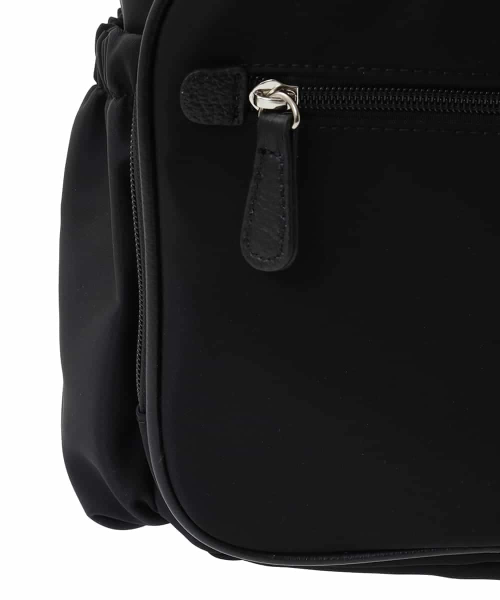 BKRGA96170 MK MICHEL KLEIN BAG(MK ミッシェルクラン バッグ) [撥水加工/A4収納]スクエアデザインバックパック ブラック