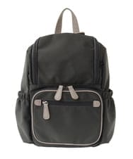 BKRGA97160 MK MICHEL KLEIN BAG(MK ミッシェルクラン バッグ) [撥水加工/軽量]スクエアデザインコンパクトリュック ブラウン×ピンク