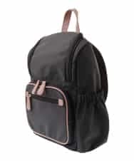 BKRGA97160 MK MICHEL KLEIN BAG(MK ミッシェルクラン バッグ) [撥水加工/軽量]スクエアデザインコンパクトリュック パープル