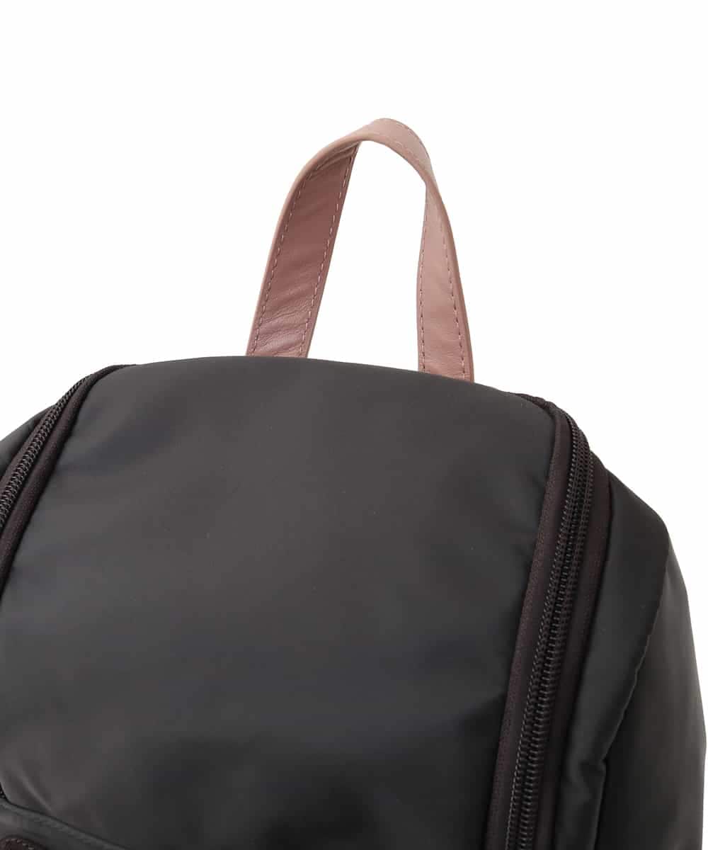 BKRGA97160 MK MICHEL KLEIN BAG(MK ミッシェルクラン バッグ) [撥水加工/軽量]スクエアデザインコンパクトリュック パープル