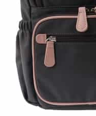 BKRGA97160 MK MICHEL KLEIN BAG(MK ミッシェルクラン バッグ) [撥水加工/軽量]スクエアデザインコンパクトリュック パープル
