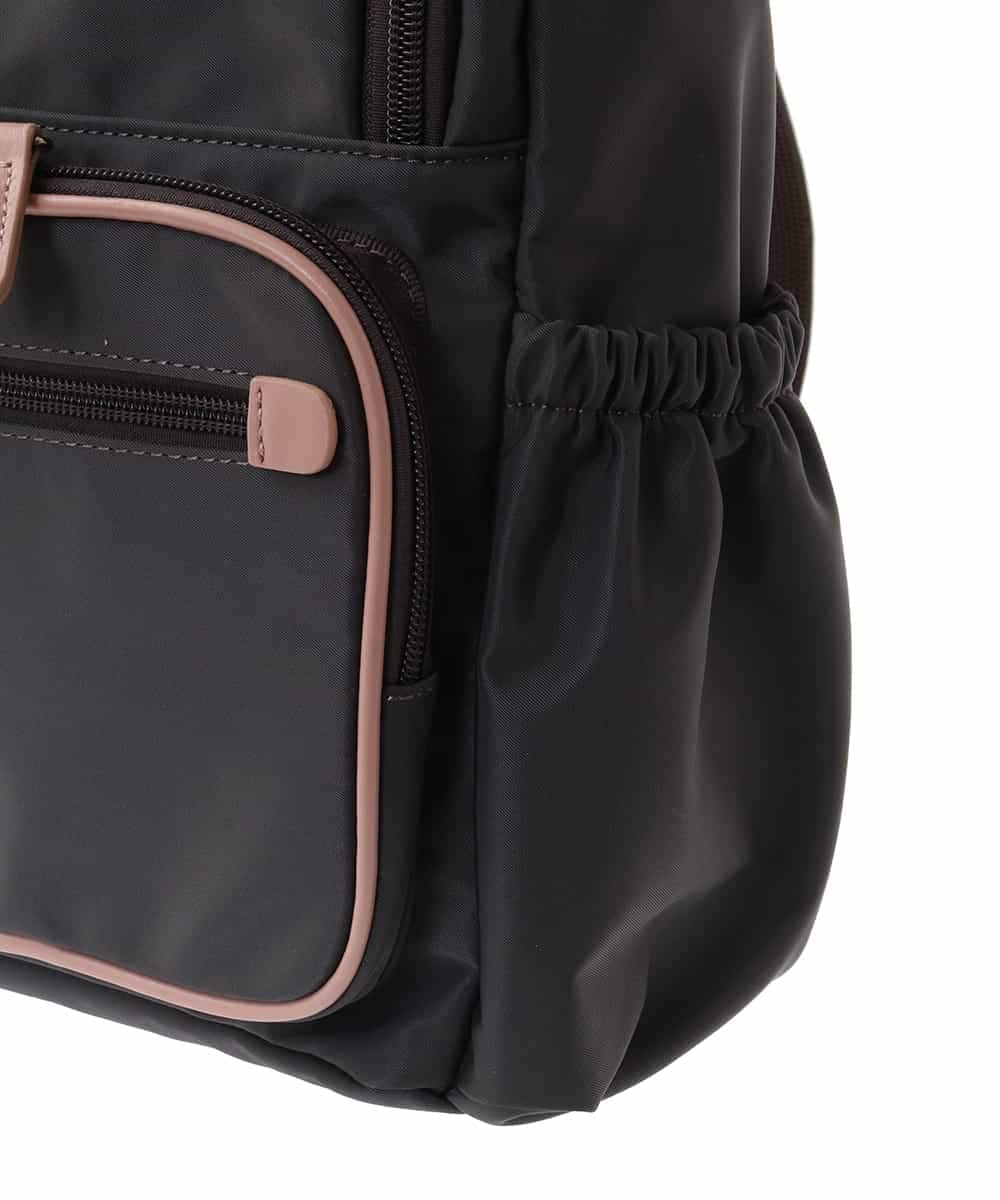 BKRGA97160 MK MICHEL KLEIN BAG(MK ミッシェルクラン バッグ) [撥水加工/軽量]スクエアデザインコンパクトリュック パープル