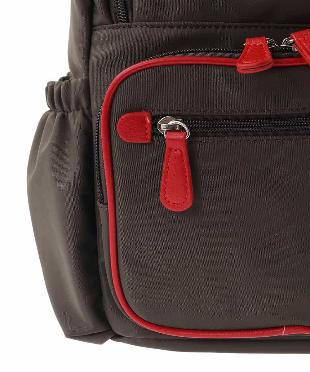 BKRGA97160 MK MICHEL KLEIN BAG(MK ミッシェルクラン バッグ) [撥水加工/軽量]スクエアデザインコンパクトリュック パープル