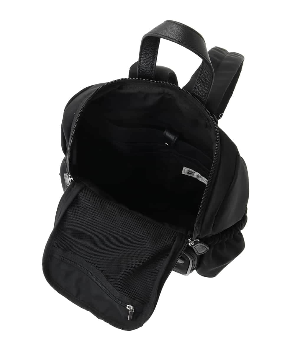 BKRGA97160 MK MICHEL KLEIN BAG(MK ミッシェルクラン バッグ) [撥水加工/軽量]スクエアデザインコンパクトリュック パープル