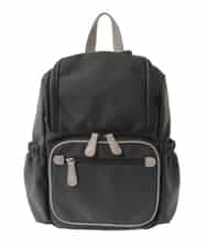 BKRGA97160 MK MICHEL KLEIN BAG(MK ミッシェルクラン バッグ) [撥水加工/軽量]スクエアデザインコンパクトリュック グレー