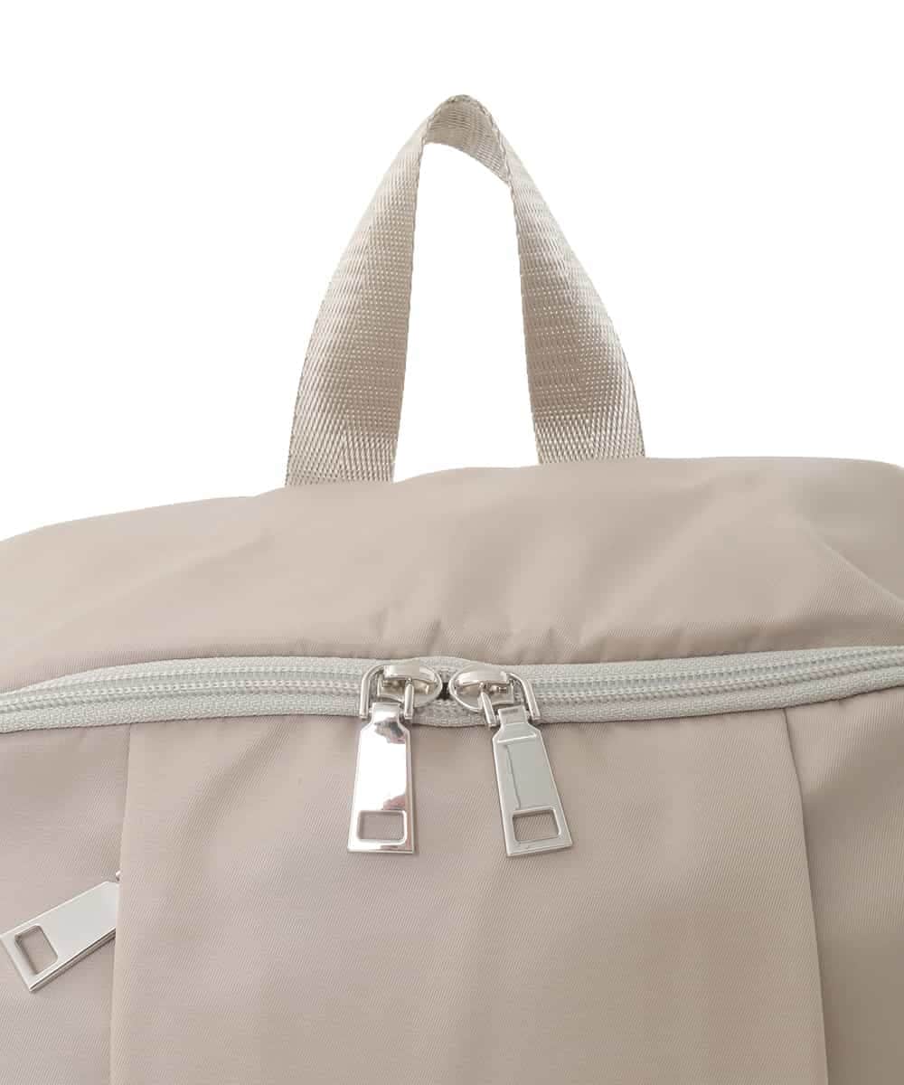 BKRGD02160 MK MICHEL KLEIN BAG(MK ミッシェルクラン バッグ) [撥水]フロントタックコンパクトリュック オフホワイト