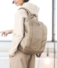 BKRGD03170 MK MICHEL KLEIN BAG(MK ミッシェルクラン バッグ) [撥水/A4収納可]フロントタックデザインリュック ベージュ