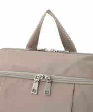 BKRGD03170 MK MICHEL KLEIN BAG(MK ミッシェルクラン バッグ) [撥水/A4収納可]フロントタックデザインリュック ベージュ