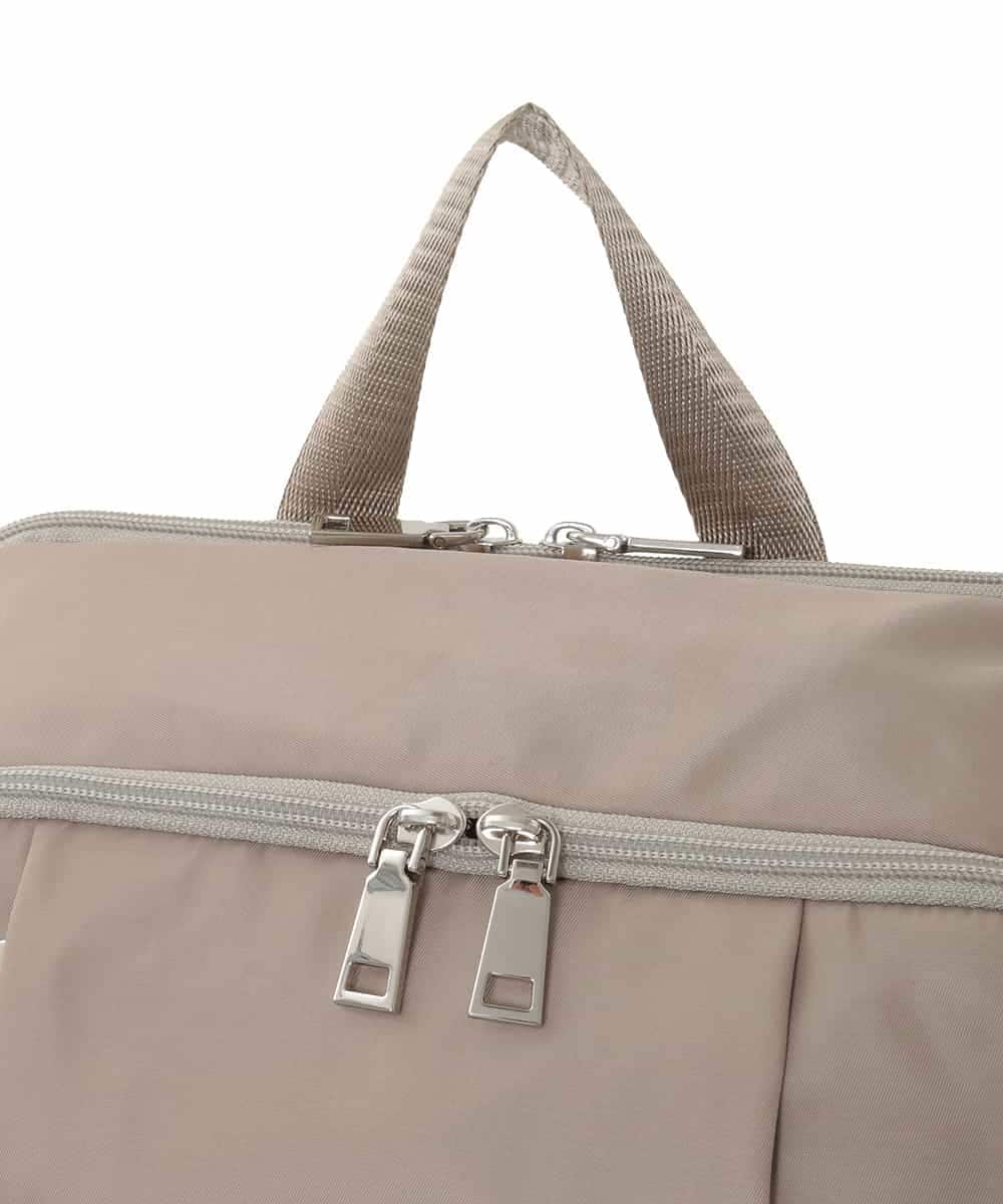 BKRGD03170 MK MICHEL KLEIN BAG(MK ミッシェルクラン バッグ) [撥水/A4収納可]フロントタックデザインリュック ベージュ