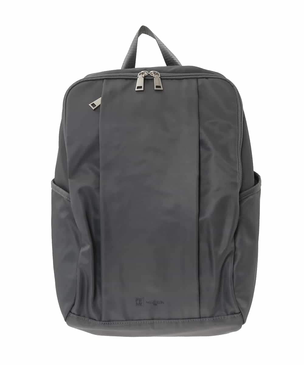 BKRGD03170 MK MICHEL KLEIN BAG(MK ミッシェルクラン バッグ) [撥水/A4収納可]フロントタックデザインリュック グレー