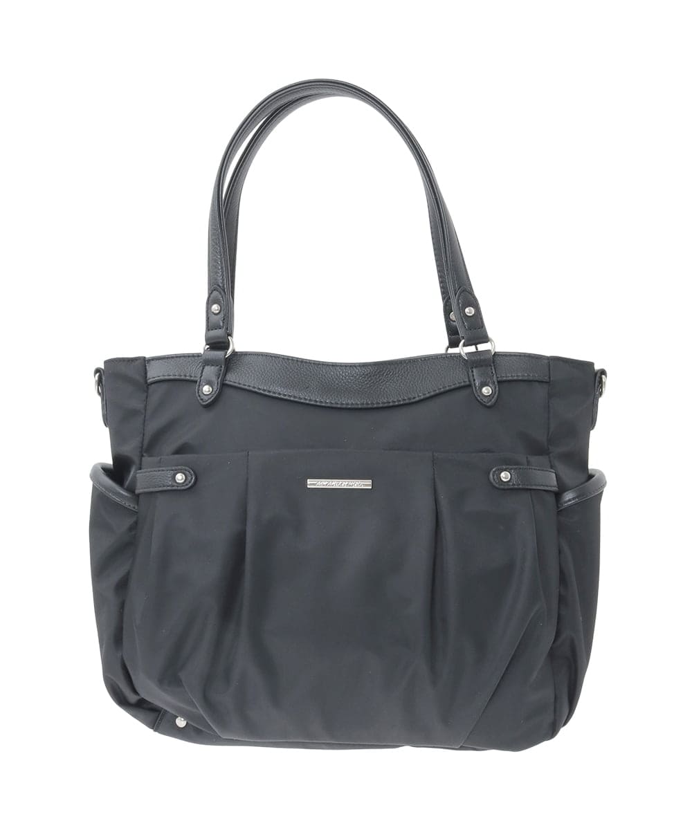 BKRGD31180 MK MICHEL KLEIN BAG(MK ミッシェルクラン バッグ) [撥水/2WAY/A4収納可]サイドポケットパイピングバッグ グレージュ×ピンク