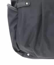 BKRGD31180 MK MICHEL KLEIN BAG(MK ミッシェルクラン バッグ) [撥水/2WAY/A4収納可]サイドポケットパイピングバッグ ライトグレー×ピンク