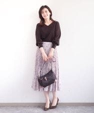 BKRGD81140 MK MICHEL KLEIN BAG(MK ミッシェルクラン バッグ) [撥水/軽量]レザーポイントナイロンショルダーバッグ ブラック×ネイビー