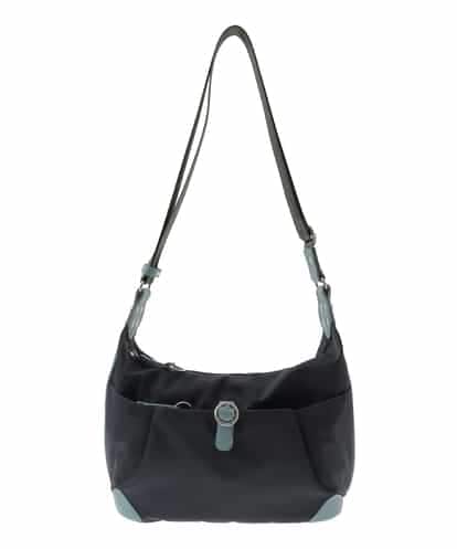 BKRGD81140 MK MICHEL KLEIN BAG [撥水/500g以下の軽量]レザーポイントナイロンショルダーバッグ