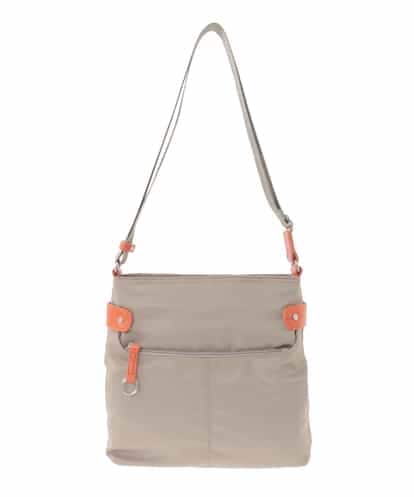 BKRGD90150 MK MICHEL KLEIN BAG [撥水/軽量]アクセントレザースクエアショルダーバッグ