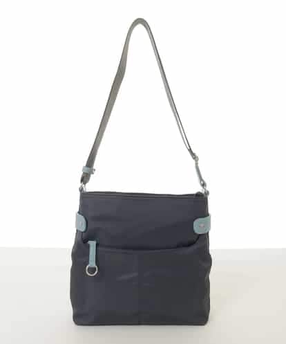 BKRGD90150 MK MICHEL KLEIN BAG [撥水/軽量]アクセントレザースクエアショルダーバッグ