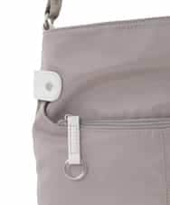 BKRGD90150 MK MICHEL KLEIN BAG(MK ミッシェルクラン バッグ) [撥水/軽量]アクセントレザースクエアショルダーバッグ ネイビー×ライトブルー