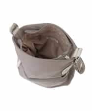 BKRGD90150 MK MICHEL KLEIN BAG(MK ミッシェルクラン バッグ) [撥水/軽量]アクセントレザースクエアショルダーバッグ ネイビー×ライトブルー