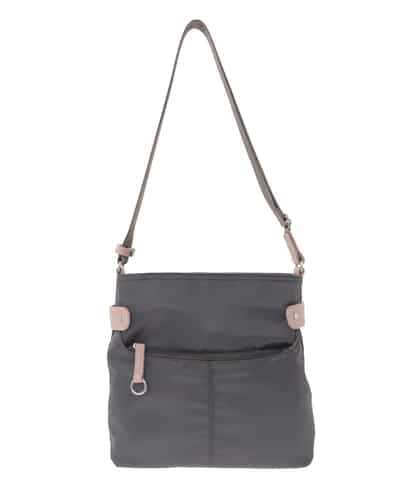 BKRGD90150 MK MICHEL KLEIN BAG [撥水/500g以下の軽量]アクセントレザースクエアショルダーバッグ