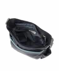 BKRGD94160 MK MICHEL KLEIN BAG(MK ミッシェルクラン バッグ) [撥水/軽量]アクセントレザーショルダーバッグ ブラウン×ピンク